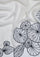 Ivory Cashmere Scarf
White & Black Appliqués